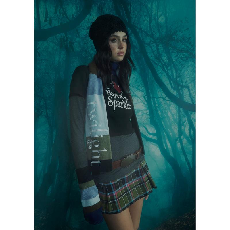 Premonitions Striped Scarf