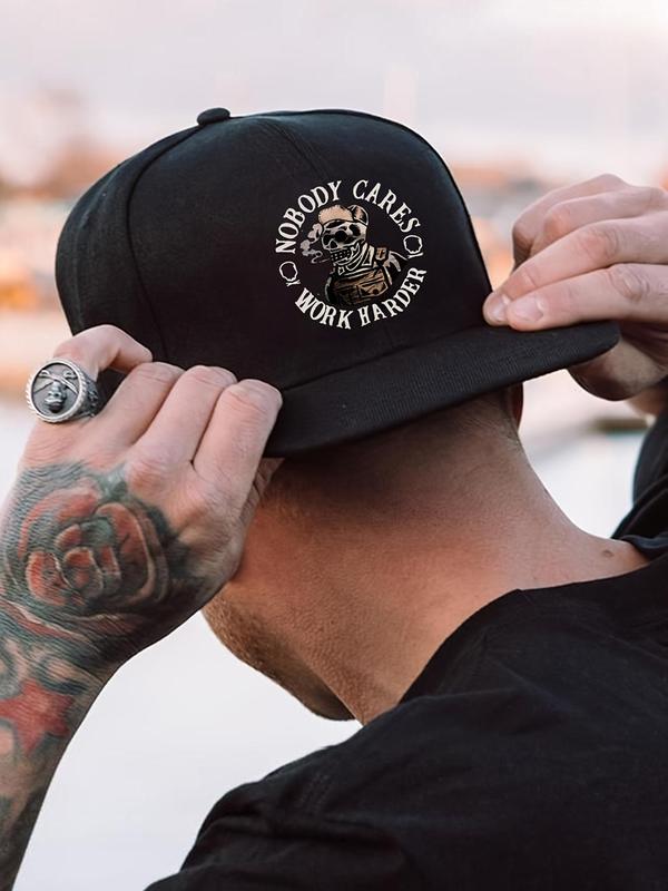 Letter Print Baseball Cap, Casual Outdoor Sports Hat for Men & Women, Adjustable Sun Protection Cap for Daily Wear