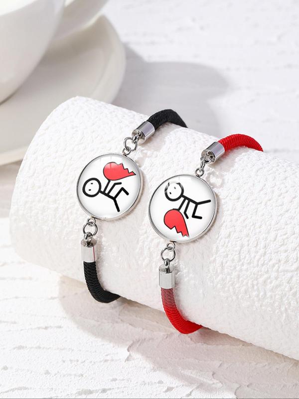 Magnetic Couple Bracelet, Fashionable Luminous Bracelet for Women & Men, Trendy All-match & Exquisite Jewelry for Birthday Gift