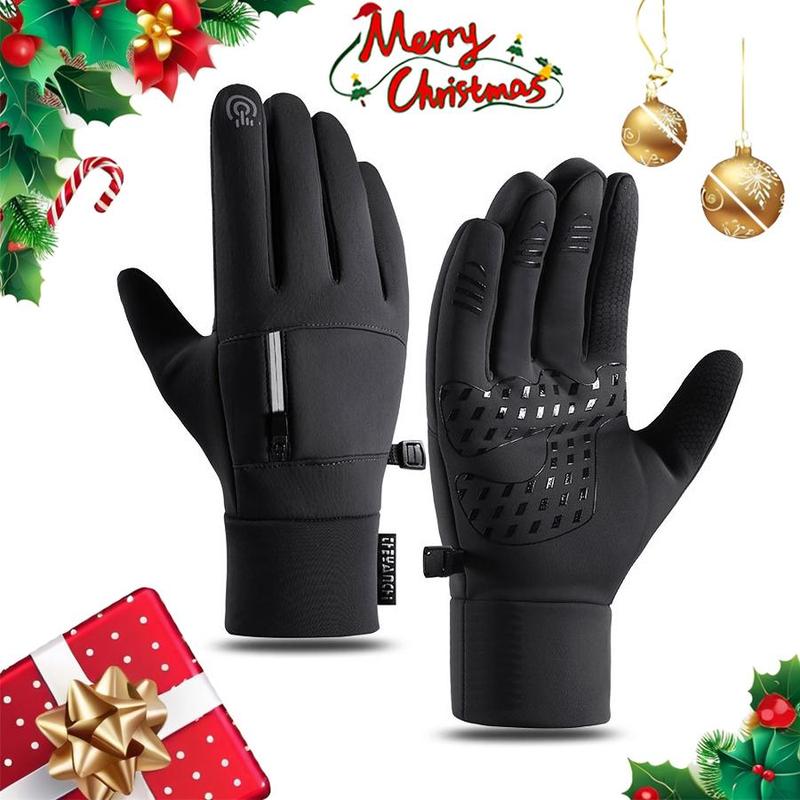 Winter Warm Gloves, 1 Pair Fashion Touch Screen Non-slip Windproof Gloves for Outdoor Cycling, Hiking, Sports Running, Ideal for Women and Girls