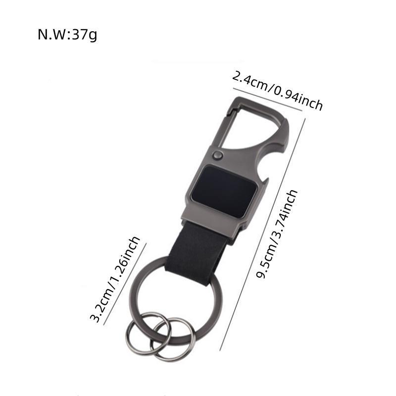 Multifunctional Heavy Duty Keychain Bottle Opener for Outdoor Car Home, Carabiner Car Key Chains for Men and Women, Creative Pendant for Holiday Gift, Christmas Gift