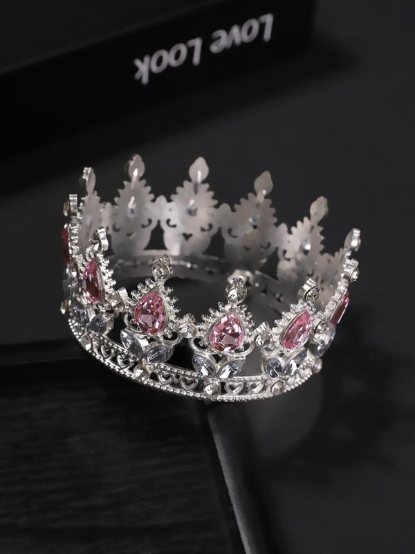 Rhinestone Crown for Wedding Bridal, Elegant Headwear for Party, Fashion Accessories for Women & Girls