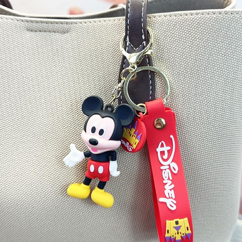Cute Cartoon Design Portable Keychain, Cute Car Key Pendant, Car Key Ornament, Car Interior Decoration, Car Accessories for Women & Men Gift