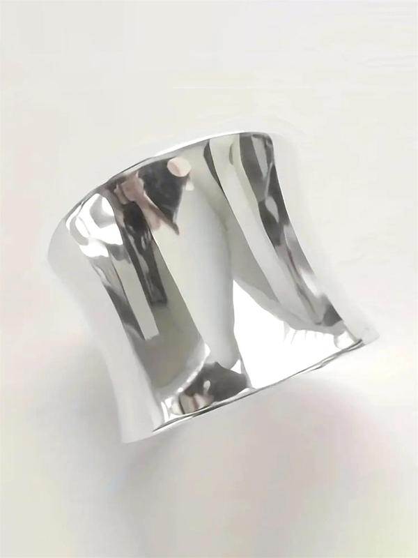 Fashionable Geometric Design Ring, Elegant Jewelry for Women for Party, Daily Clothing Decor, Trendy All-match & Exquisite Jewelry for Birthday Gift