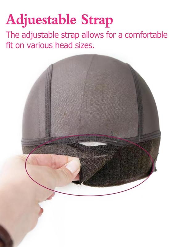 Lace Grip Wig Cap for Women, Non Slip Wig Gripper for Keeping Wigs in Place, Adjustable Wig Cap with Grip Headband, Hair Accessories