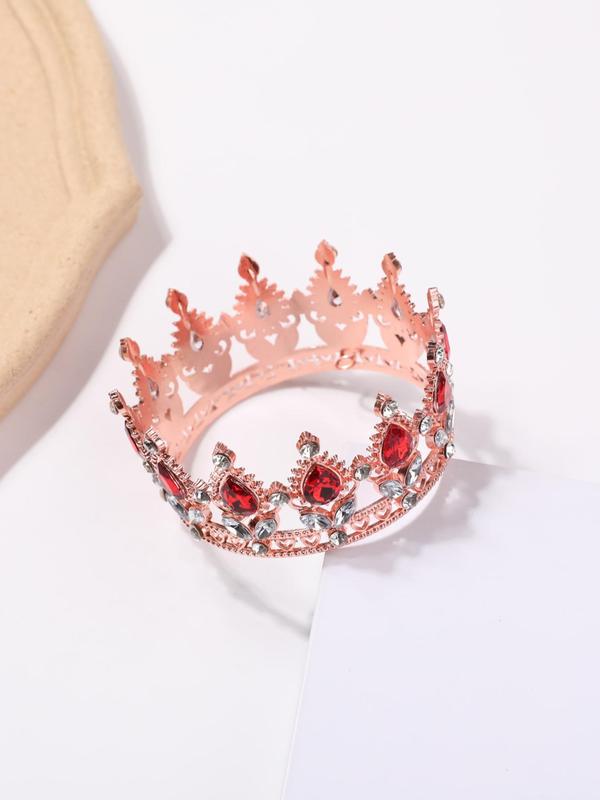 Rhinestone Crown for Wedding Bridal, Elegant Headwear for Party, Fashion Accessories for Women & Girls