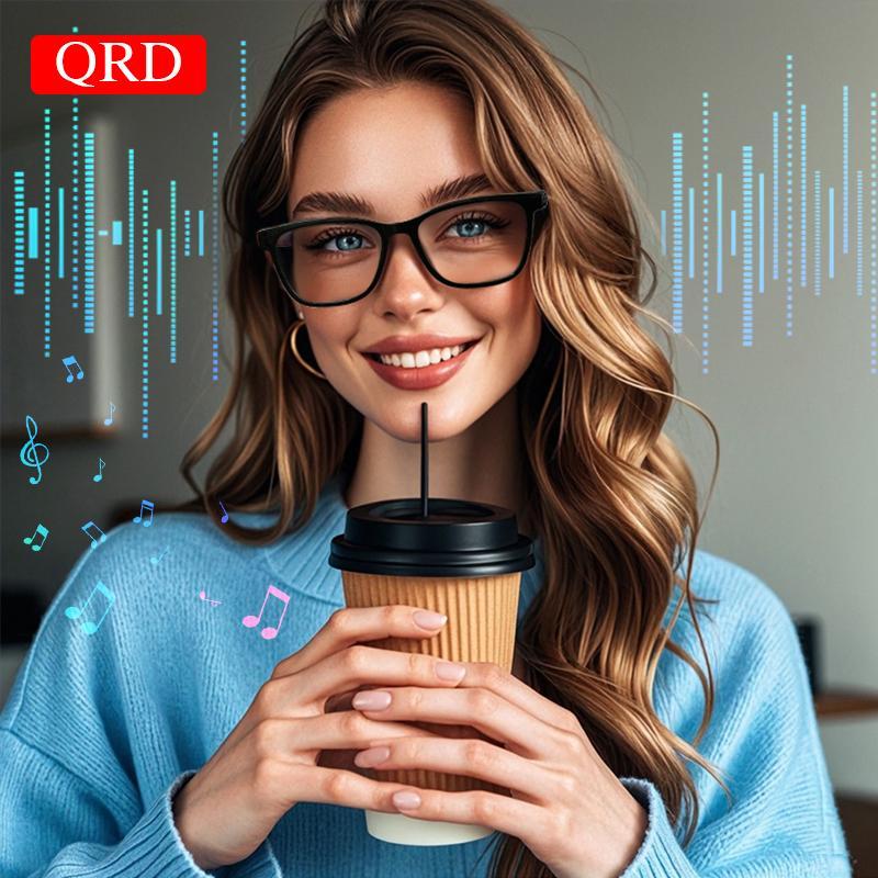 Smart Glasses, Wireless Sun Proof Audio Bluetooth-compatible Glasses, Riding Travel Office Fishing Wireless BT Eye Protective Audio Sunglasses
