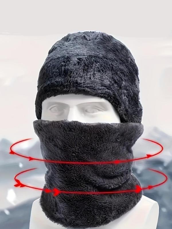 Winter Warm Outdoor Set, Including Hat, Scarf, Earmuff, Gloves & Socks, Fashion Accessories for Men & Women