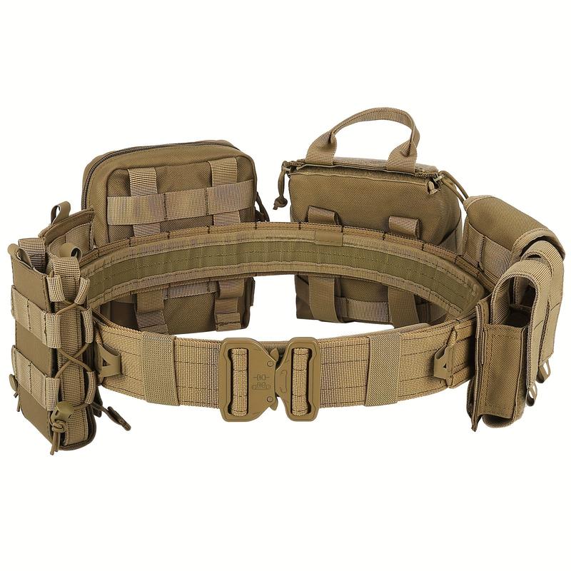 1000D Combat Belt with Pouches Duty Belts Utility Belt 8pcs Set Up