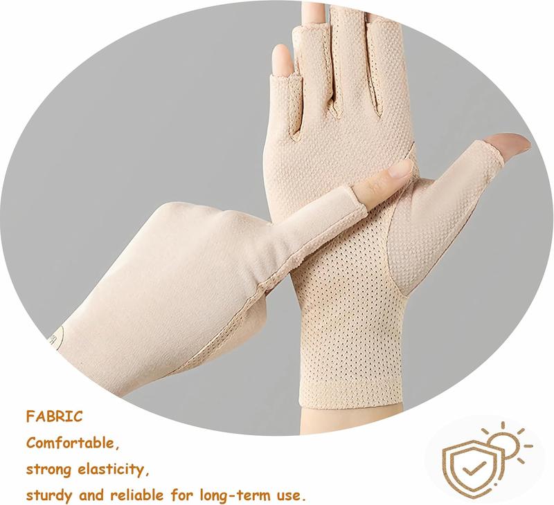 Summer Sunblock Gloves UV Protection Non-Slip Touchscreen Driving Gloves for Women Cyling Riding Outdoor