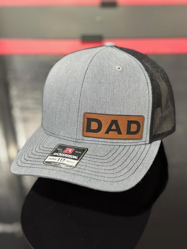 Pawpaw, Papa, Grandpa, Pops, Dad, Daddy Leather patch hat and Beanie,  Richardson 112 hat Richardson 112 Trucker Hat & Yupoong Laser Engraved Leather Patch Hat, Men's Hats, Perfect Dad Gift
