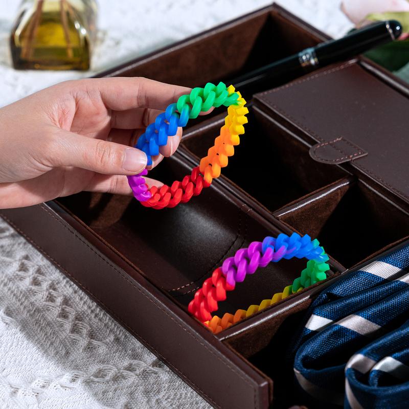 Rainbow LGBTQ+ Gay PRIDE Prade Bundle - Rainbow Shoelaces, Rainbow Hat, Rainbow Flag Pin, Rainbow Bracelet, Rainbow PRIDE Keychains
