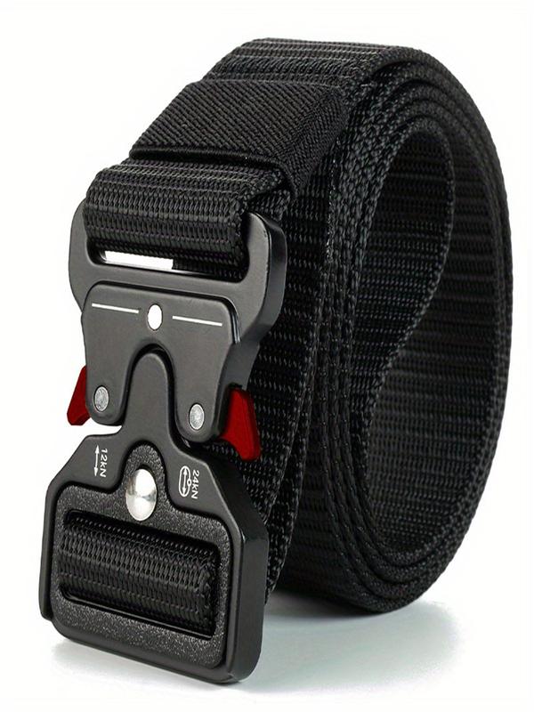 Unisex Solid Color Tape Belt, Multifunctional Outdoor Training Tactical Belt, Casual Waistband for Jeans Trousers