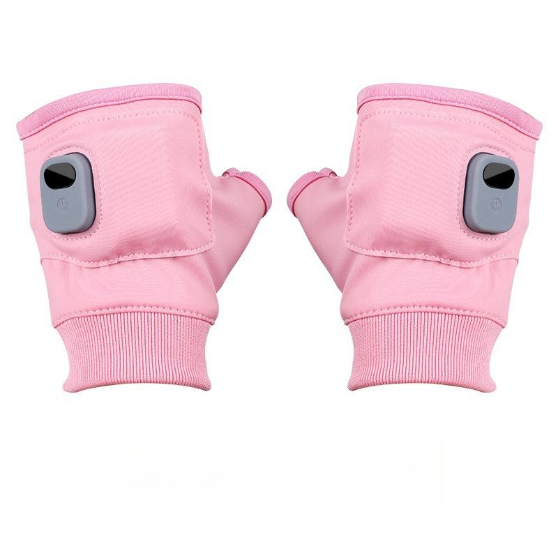 NEW Portable Heating Gloves with DigitalDisplay, 1 Pair Rechargeable HandWarmer, Heated Gloves with ThreeTemperature Modes for Home Use，Christmas Gifts，Halloween Gifts，Holiday Gifts，Couple gloves