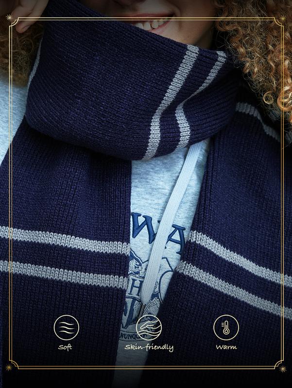 GLOWMODE x HARRY POTTER Soft Comfortable Warm Howarts House Embroidered Scarf