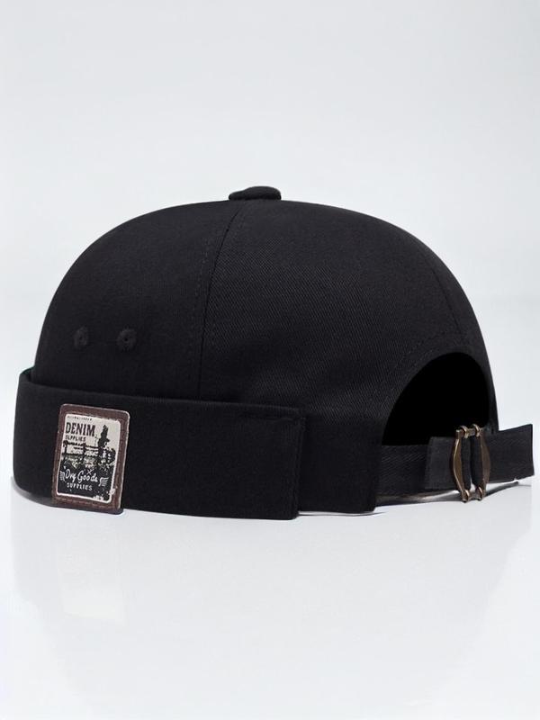 Men & Women Letter Label Landlord Cap, Casual Basic Trendy Outdoor Sports Docker Hat for Men, All-match Clothes Accessories for Daily Used, Cheap Black Friday Deal Gift For Girlfriend