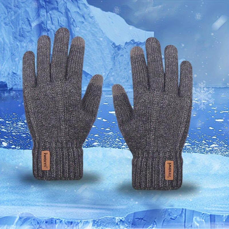Unisex Alpaca Wool Gloves: Touchscreen Compatible, Warm, and Stylish for Winter - Perfect for Office, Travel, Cycling, and Festive Holidays
