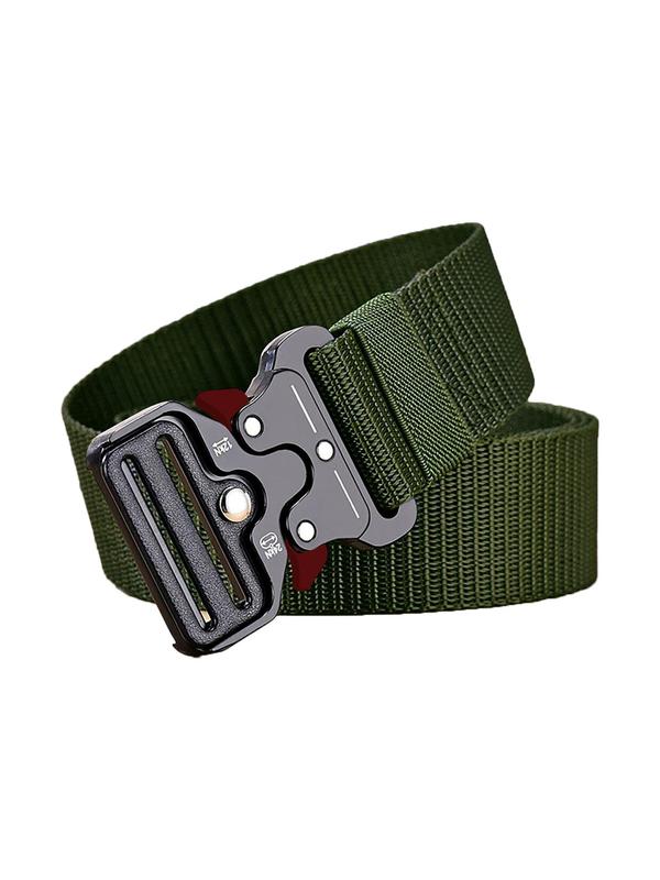 Unisex Solid Color Tape Belt, Multifunctional Outdoor Training Tactical Belt, Casual Waistband for Jeans Trousers