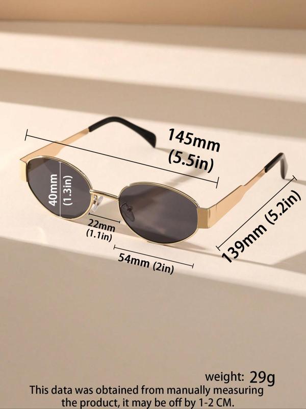 Women's Tortoise Oval Frame Sunglasses, Trendy Casual Sunglasses for Everyday Use, Fashion Accessories for Outdoor Activities