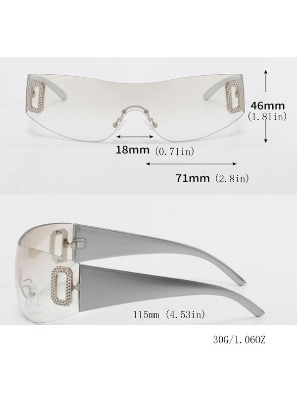Unisex Punk Style Sunglasses for Everyday Use, Vintage Trendy Sunglasses, Fashionable Sunglasses As Travel Accessories for Men & Women