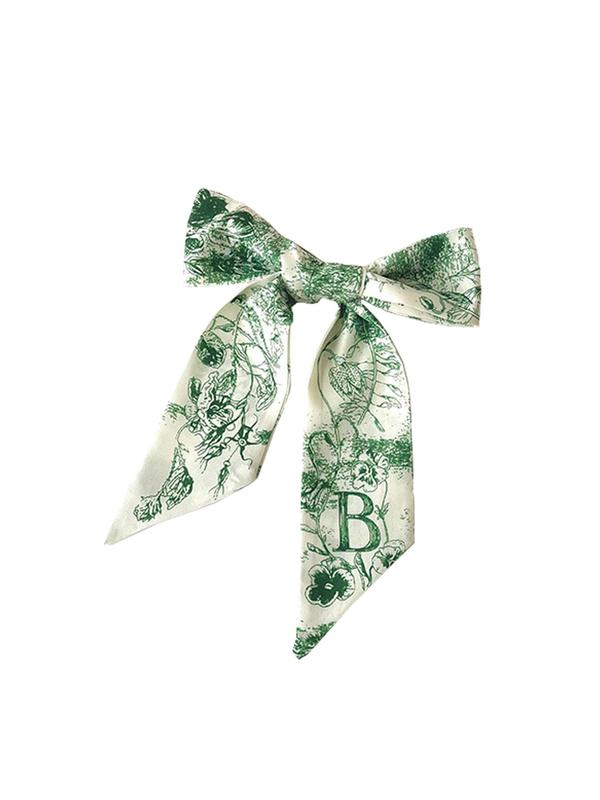 All Over Pattern Bag Silk Scarf, Elegant Bag Decoration for Women & Girls, Casual Trendy Versatile High-quality Daily Commuting Bag Silk Scarf for Daily Wear