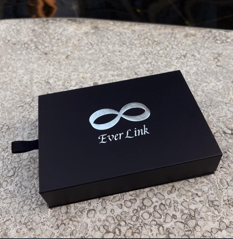 Everlink Unisex Permanent Couples Bracelets with Special Clasp - Perfect Date Night Gift for Anniversary and Birthday