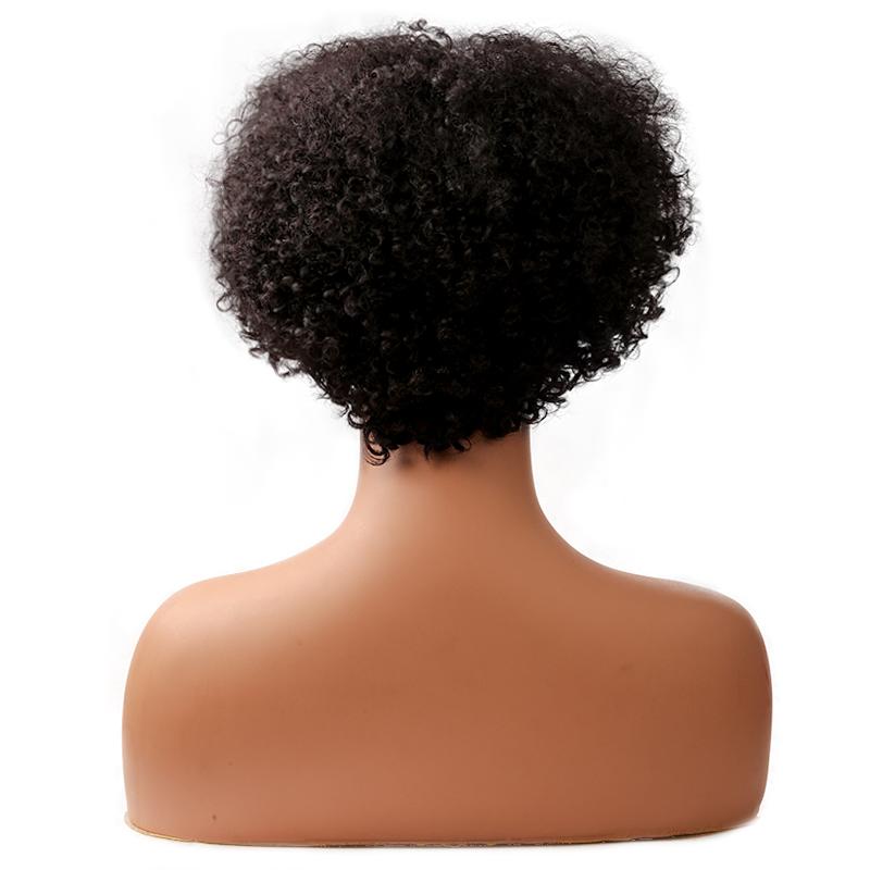 Remyforte Hair Fashion Short Cut Curly Wig 100% Human Hair Pixie Cut Wig Curly Bob Wigs Black Friday
