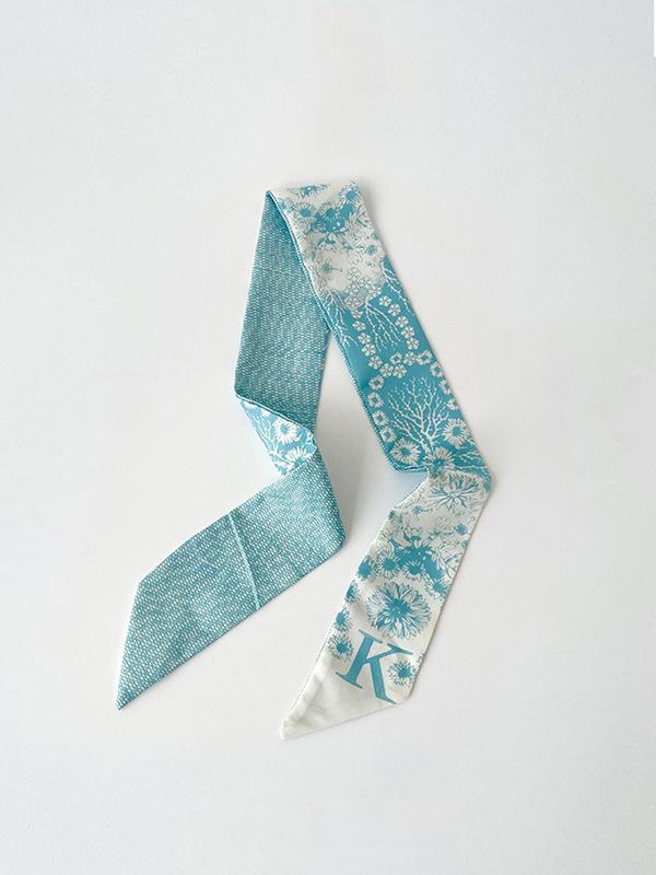 All Over Pattern Bag Silk Scarf, Elegant Bag Decoration for Women & Girls, Casual Trendy Versatile High-quality Daily Commuting Bag Silk Scarf for Daily Wear