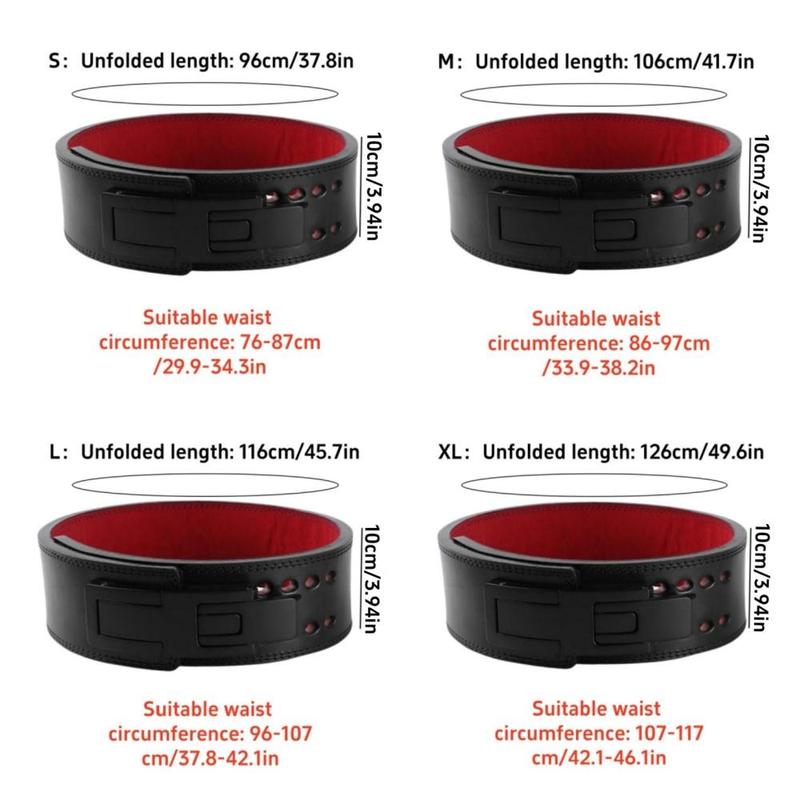 Waist Belt for Men & Women, 1 Count Waist Support Belt, Fitness Waist Belt for Squat, Hard Lifting, Training Waist Belt, Sports Waist Belt