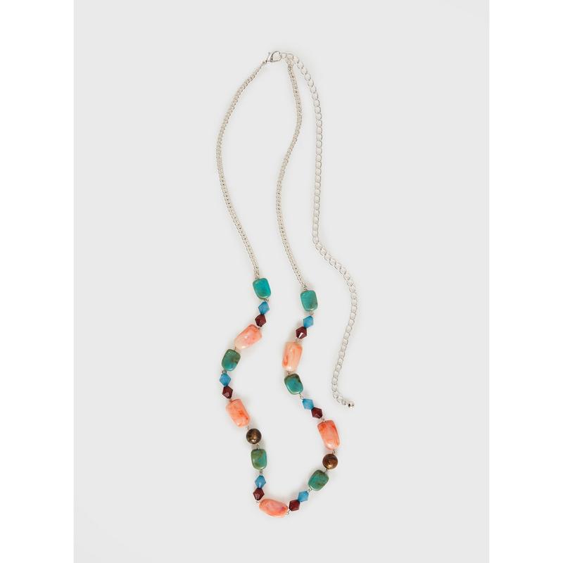 Elestren Beaded Chain Belt Multi