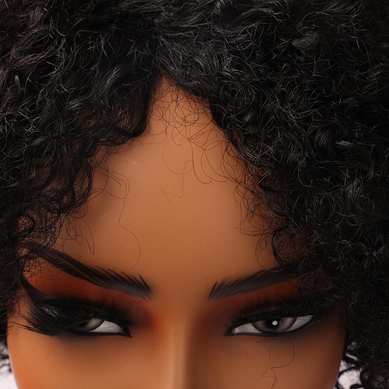 Remyforte Hair Fashion Short Cut Curly Wig 100% Human Hair Pixie Cut Wig Curly Bob Wigs Black Friday