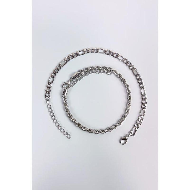 Gleaming Galore - 2pcs Decor Anklet