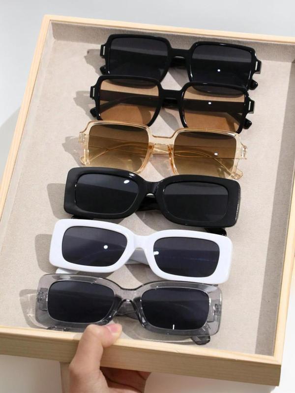 2024 Summer Trendy Sunglasses, New Personality Travel Accessories for Women & Men, Lightweight and Durable for Outdoor Sun Protection Glasses for Daily Use