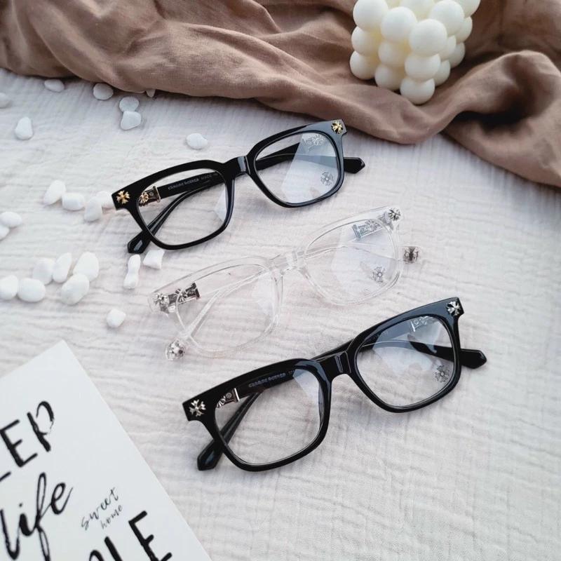 Chr0me He@rts Style Classic cross Fr@me Glasses, Trendy unisex Glasses with Fashion