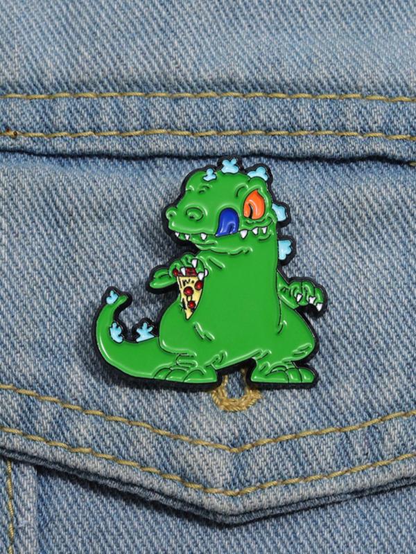 Cute Cartoon Dinosaur Design Brooch, Fashion Brooch for Party, Daily Clothing Decor, Trendy All-match & Exquisite Brooch for Birthday Gift