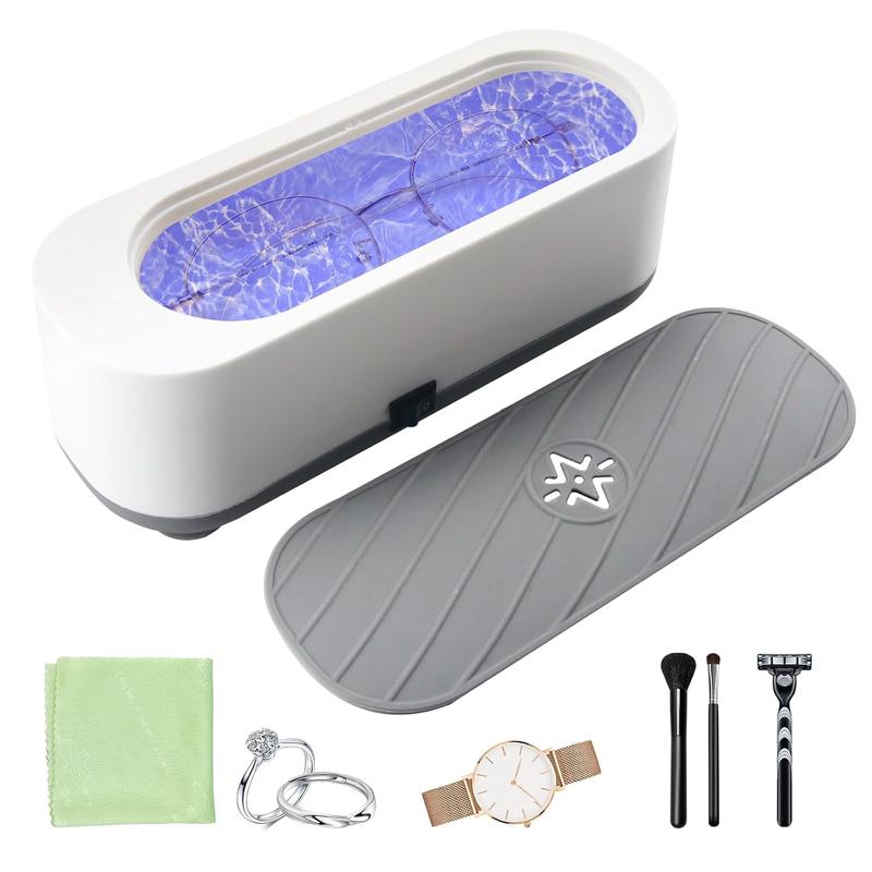 Ultrasonic Cleaner Jewelry Glasses Professional Cleaning Machine for All Jewelry, Cleaner for Watches, Rings, Earrings, Necklaces Makeup Brushes