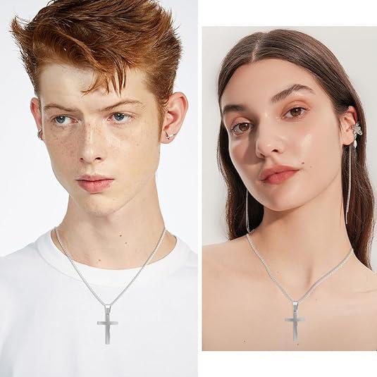 Cross Necklace for Men Women, Cross Chain, Cross Necklace,  Cross Necklaces for Men, Mens Cross Necklaces, Cross Pendant