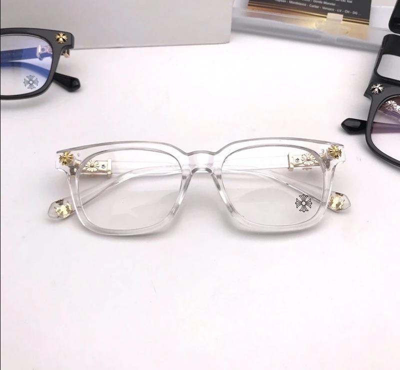Chr0me He@rts Style Classic cross Fr@me Glasses, Trendy unisex Glasses with Fashion