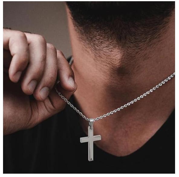 Cross Necklace for Men Women, Cross Chain, Cross Necklace,  Cross Necklaces for Men, Mens Cross Necklaces, Cross Pendant