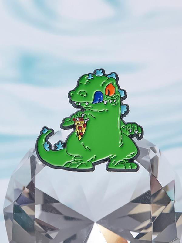 Cute Cartoon Dinosaur Design Brooch, Fashion Brooch for Party, Daily Clothing Decor, Trendy All-match & Exquisite Brooch for Birthday Gift