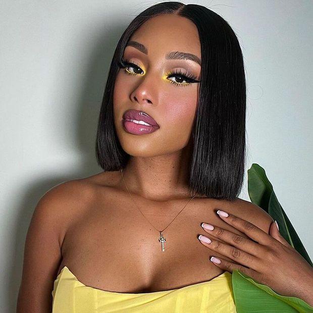 Megalook 12A Bob Wig Human Hair Ready to Wear Glueless Wig 6x5 Pre Cut Lace Closure Wig Real Pre Plucked Straight Short Bob Wigs Bleached Tiny Knots