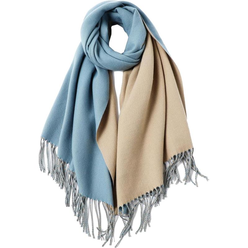 Womens Cashmere Scarf Large Pashmina Shawls and Wraps Light Blanket Scarf for Evening Dress Warm Daily Travel Office