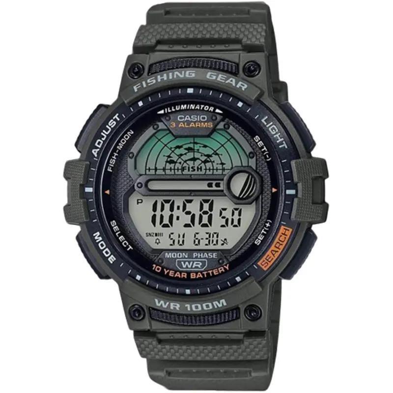 Casio Men's Fishing Timer Quartz Watch with Resin Strap