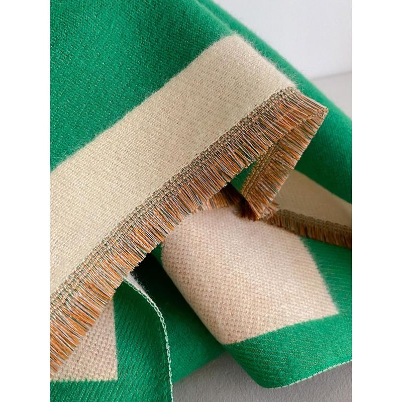 Thick Cashmere Blanket Women Scarf Warm Pashmina Shawl Winter Wraps Bufanda Print 2023 New Design Poncho Echarpe Female