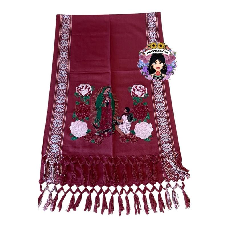 Rebozo artesanal telar virgen