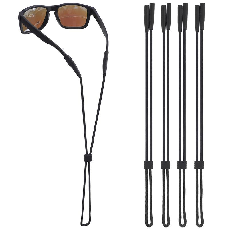 Adjustable Eyewear Rope, 4 Counts Anti-slip Strings, Glasses Rope, Sports Sunglasses Strap, Sport Eyeglass Lanyard, Eyewear Accessories