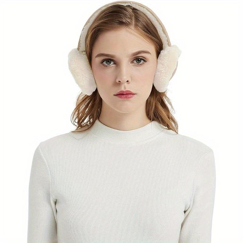 [Customer Favorite] Classic Plush Earmuffs - Soft, Warm & Cozy Winter Ear Warmers for Outdoor Activities, Dry Clean Only