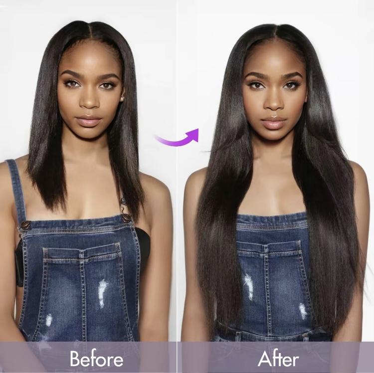 6 Pcs Clip-in Hair Extensions for Instant Hair Transformation