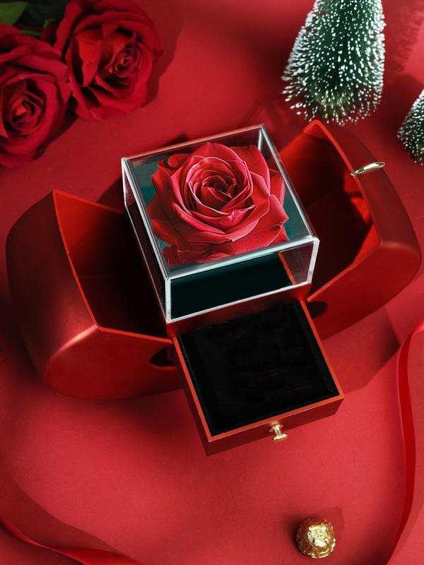 Square Shaped Rhinestone Decorated Ring, Luxury Engagement Ring for Women, Fashion Jewelry for Party, Daily Clothing Decor, Trendy Jewelry for Birthday Gift