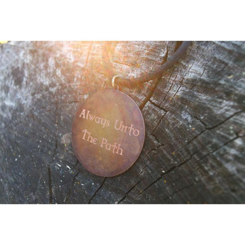 Copper Pentacle  pendant, medalion personalized pagan gift
